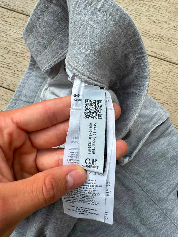 Grey CP Company Cotton Shorts