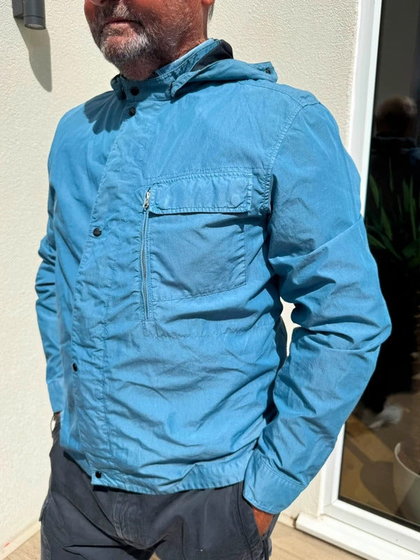 CP Company 50 Fili Jacket in Sky Blue