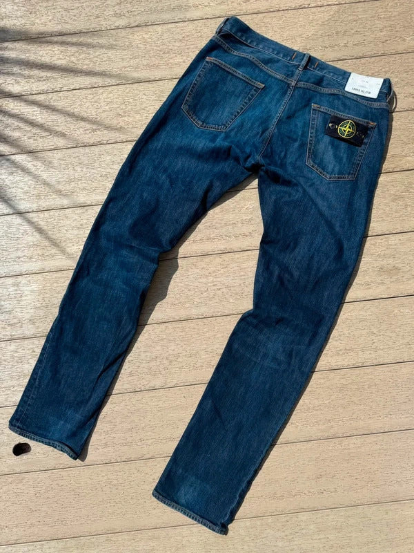 Stone Island Denim Jeans in Navy Blue