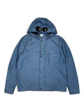 C.P. Company Sky Blue 50 Fili Hooded Goggle Jacket - XL