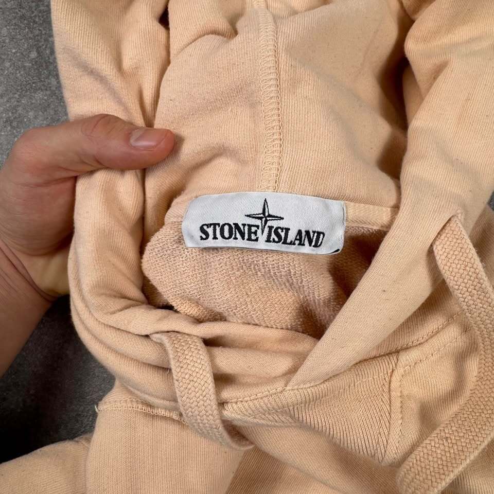 Light Pink Stone Island Hoodie