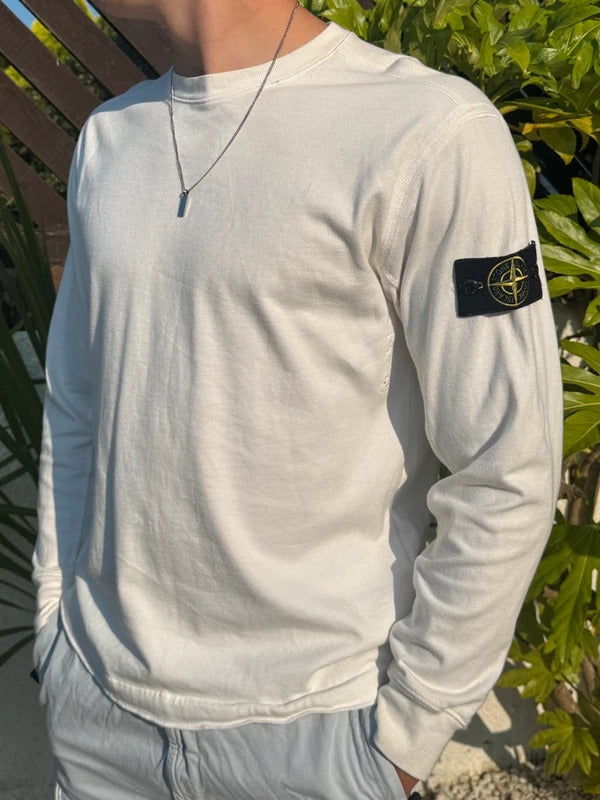 Stone Island Crewneck in White