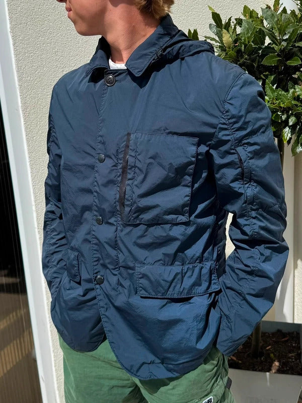 CP Company Goggle Nycra Jacket in Navy