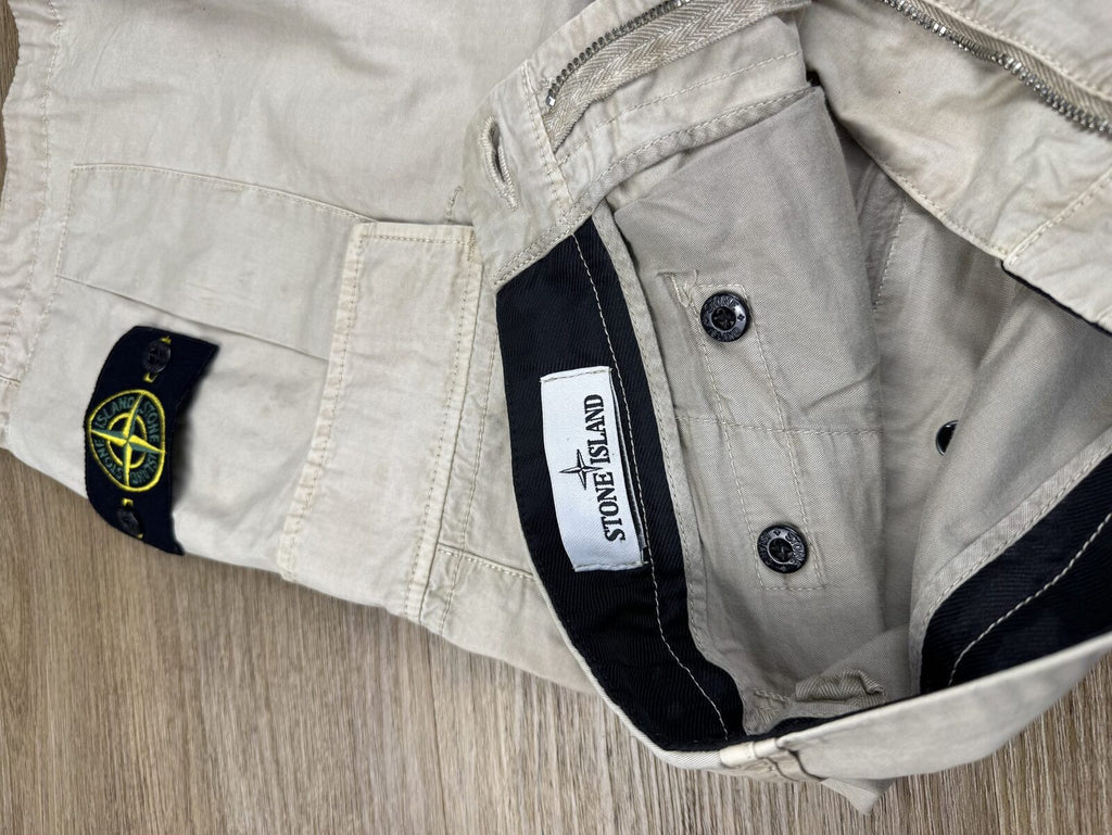 Stone Island Type SL Cargo Shorts - Stone - W30