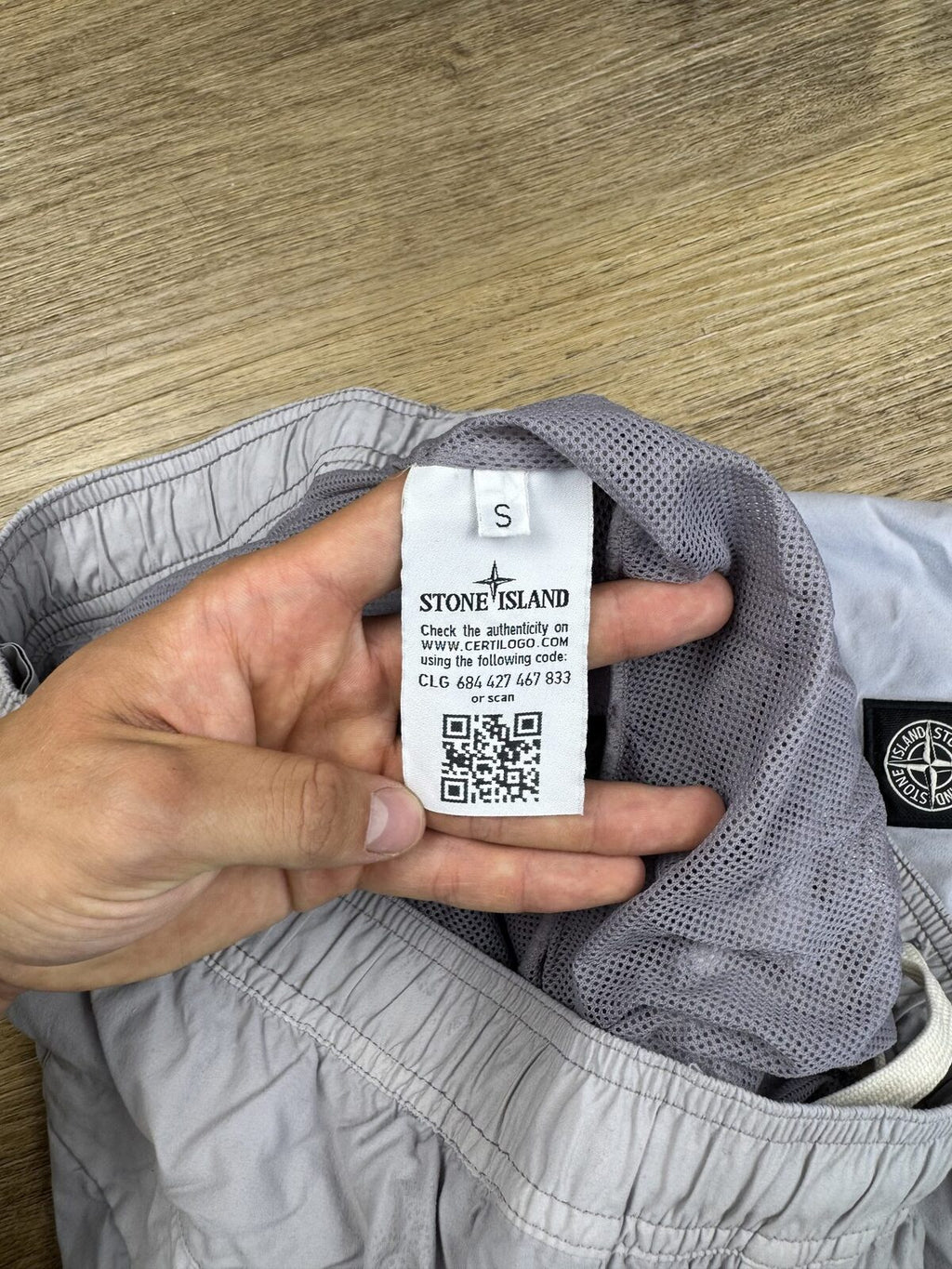 Stone Island Swim Shorts - Grey - Small