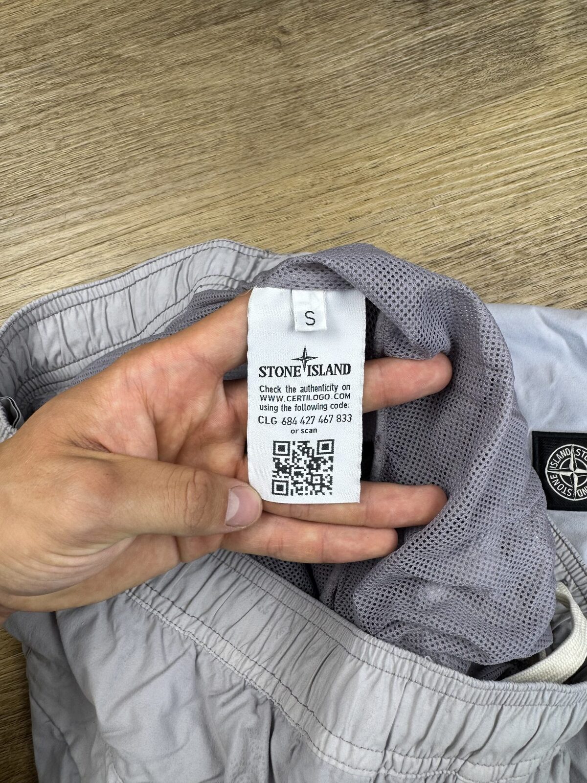 Stone Island Swim Shorts - Grey - Small