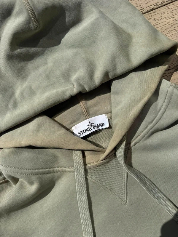 Stone Island Hoodie in Sage Green