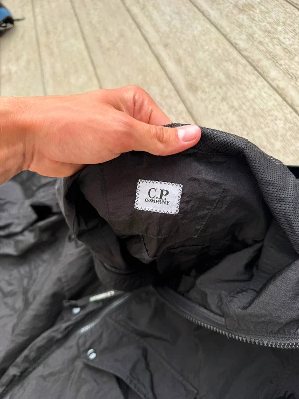 CP Company MTTN Hooded Jacket in Black
