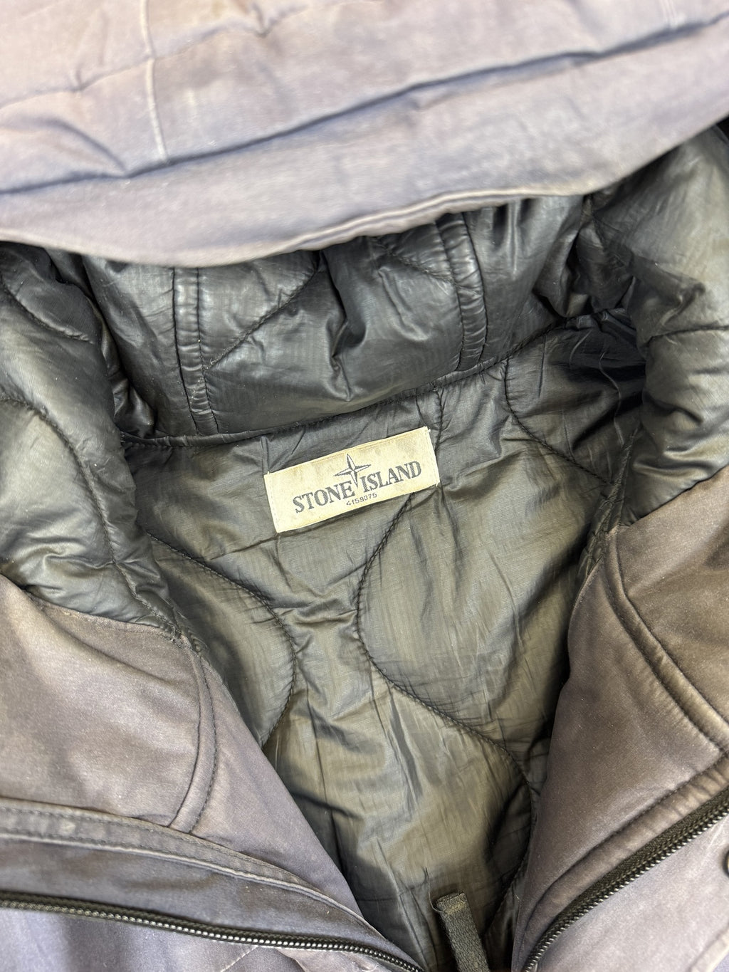 Stone Island AW13 Purple 3L Performance Cotton Primaloft Jacket - Large