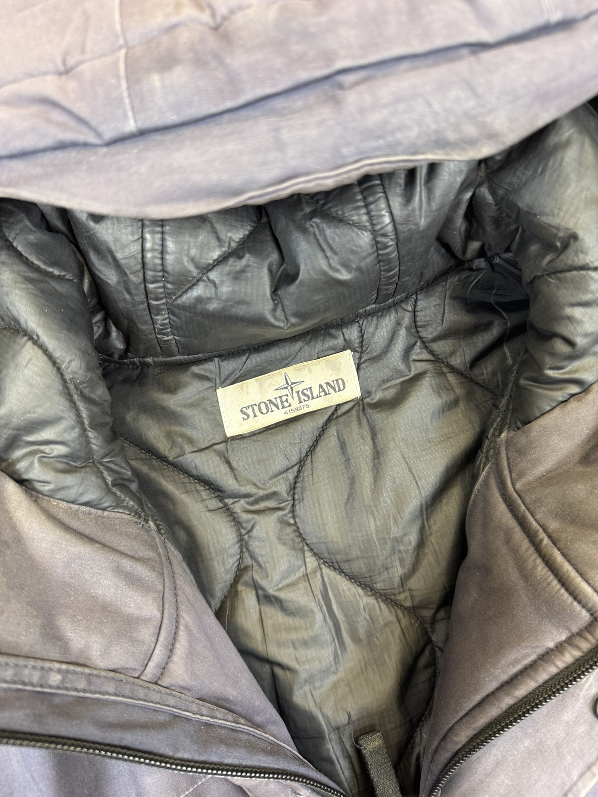 Stone Island AW13 Purple 3L Performance Cotton Primaloft Jacket - Large