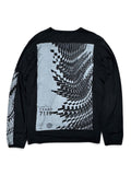Stone Island Shadow Project Black CXADO 7119 Graphic Long-Sleeve T-Shirt - Small