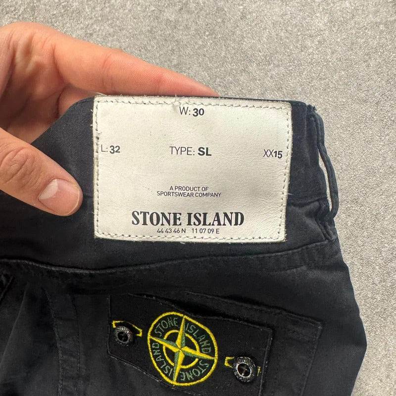 Black Stone Island Chinos