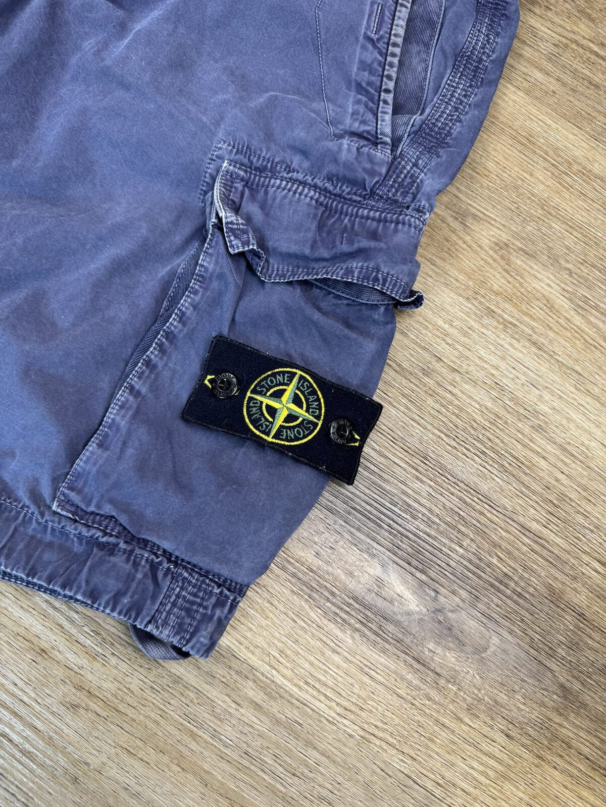 Stone Island SS2014 Navy Cotton Cargo Shorts - W30