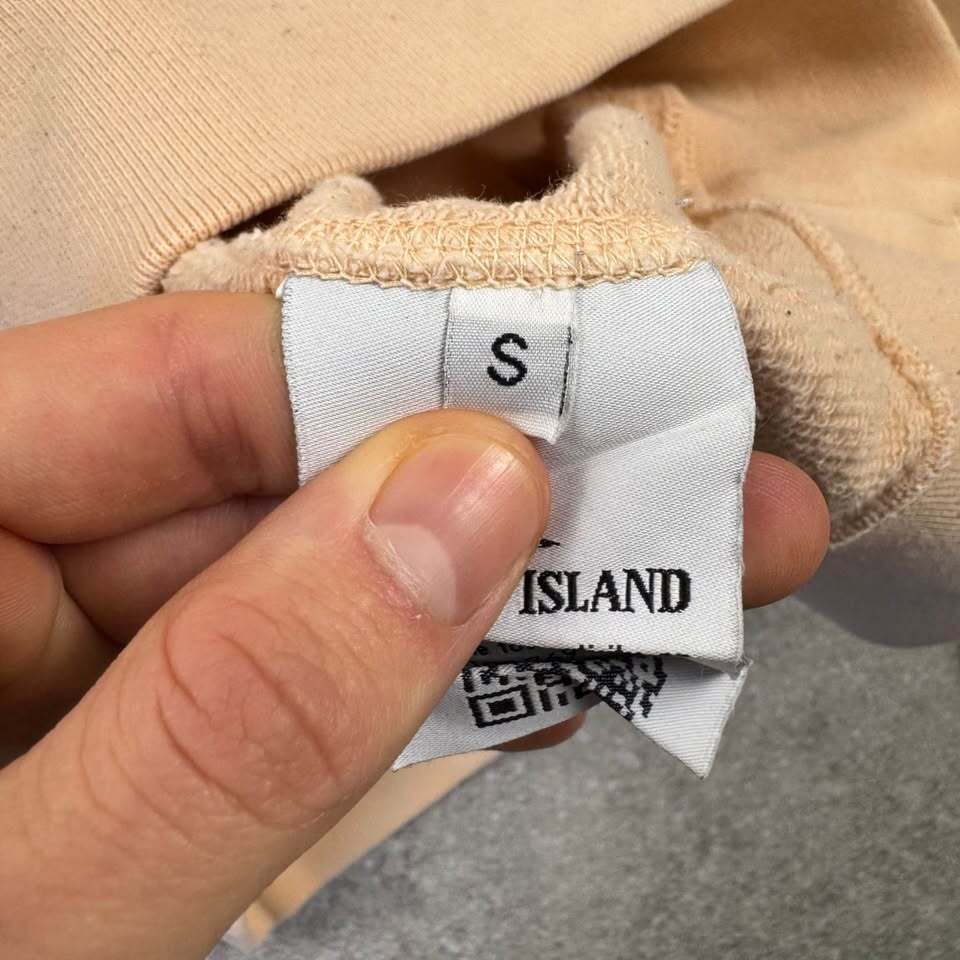 Light Pink Stone Island Hoodie