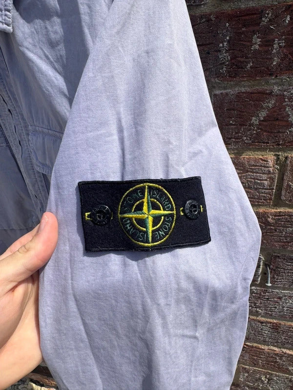 Stone Island Double Pocket Overshirt in Lilac