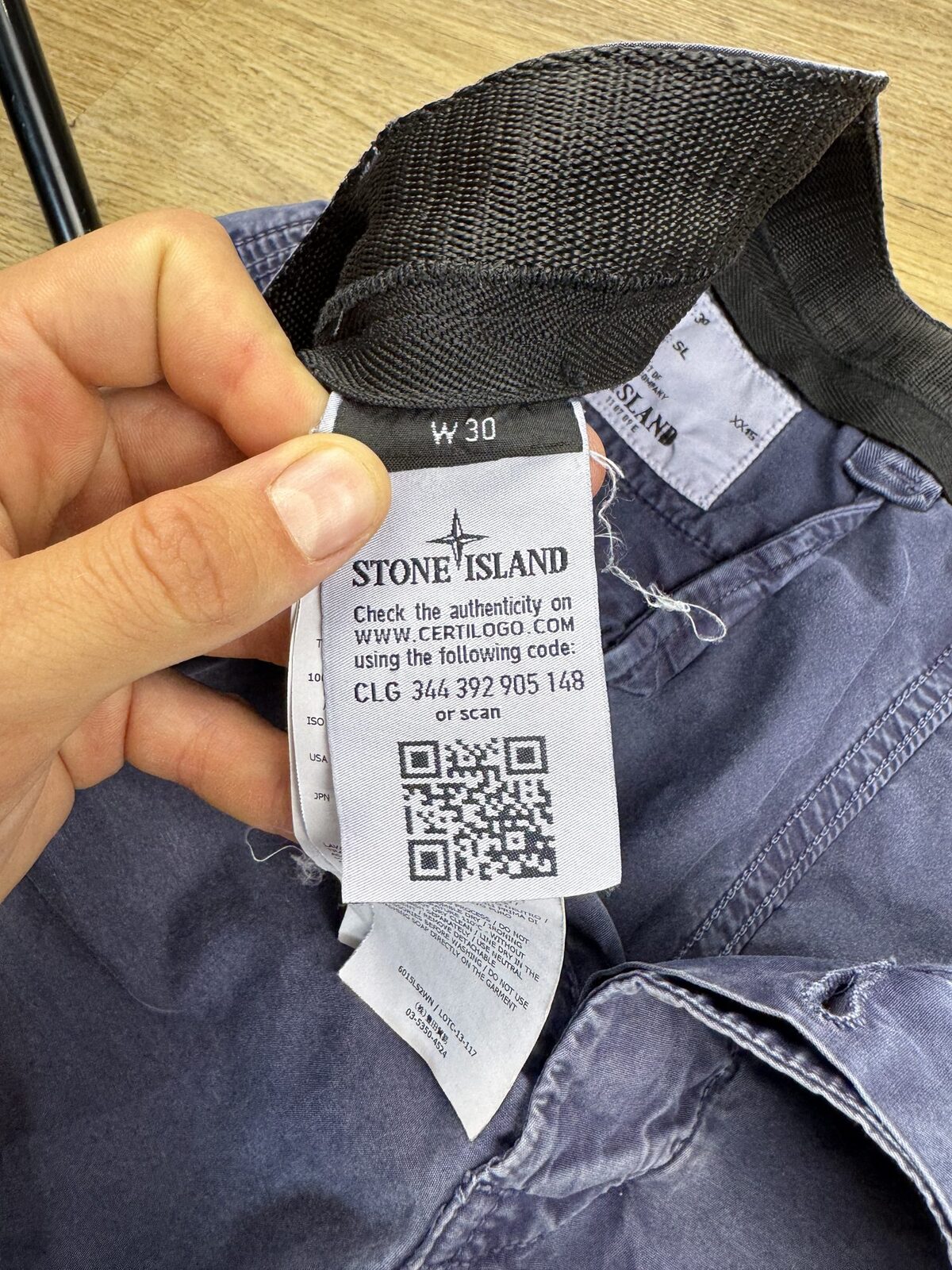 Stone Island SS2014 Navy Cotton Cargo Shorts - W30