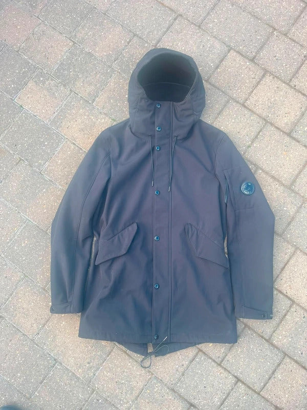 CP Company Black Fishtail Parka