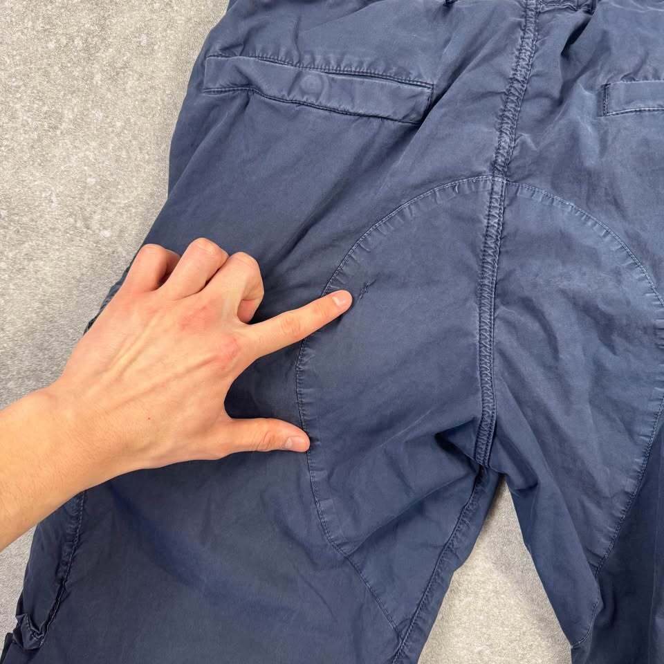 Navy Stone Island Cargo Trousers