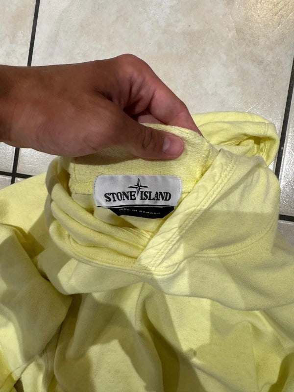 Stone Island Hoodie in Yellow