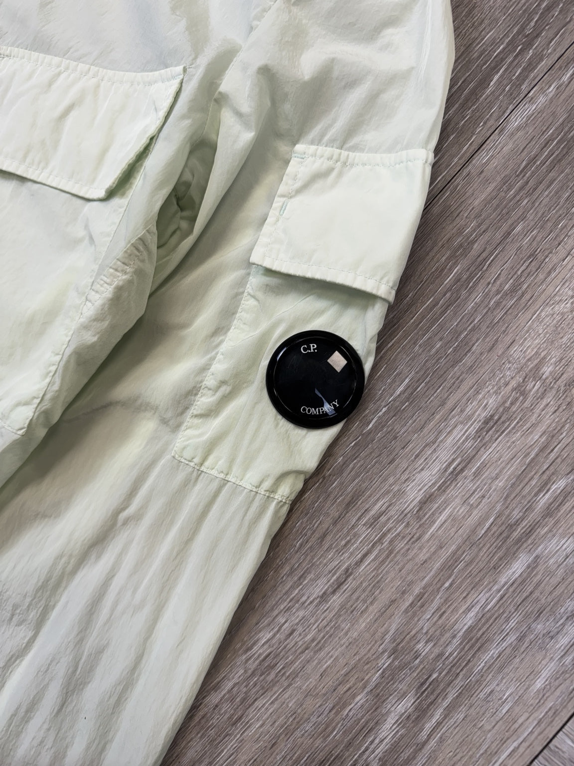C.P. Company Mint Chrome Hooded Lens Jacket - Small
