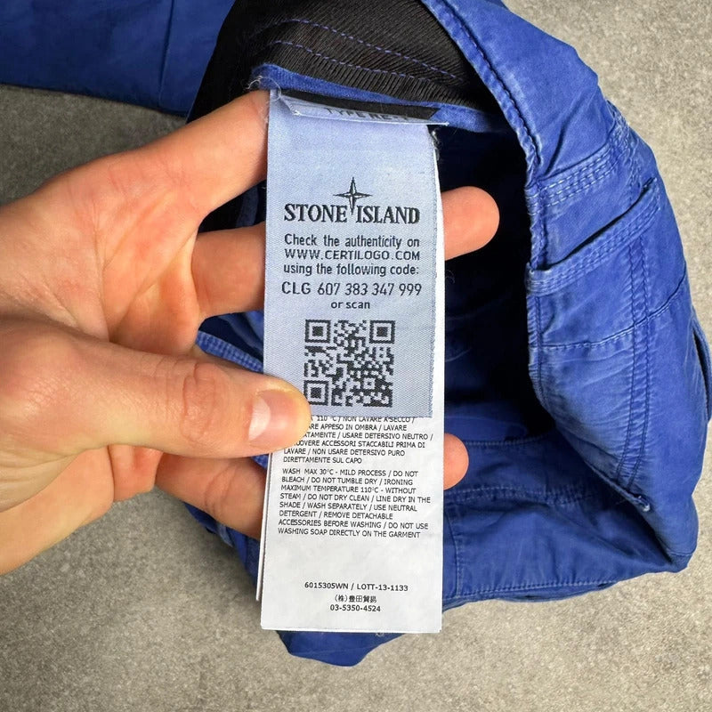 Rare Blue Stone Island Cargos
