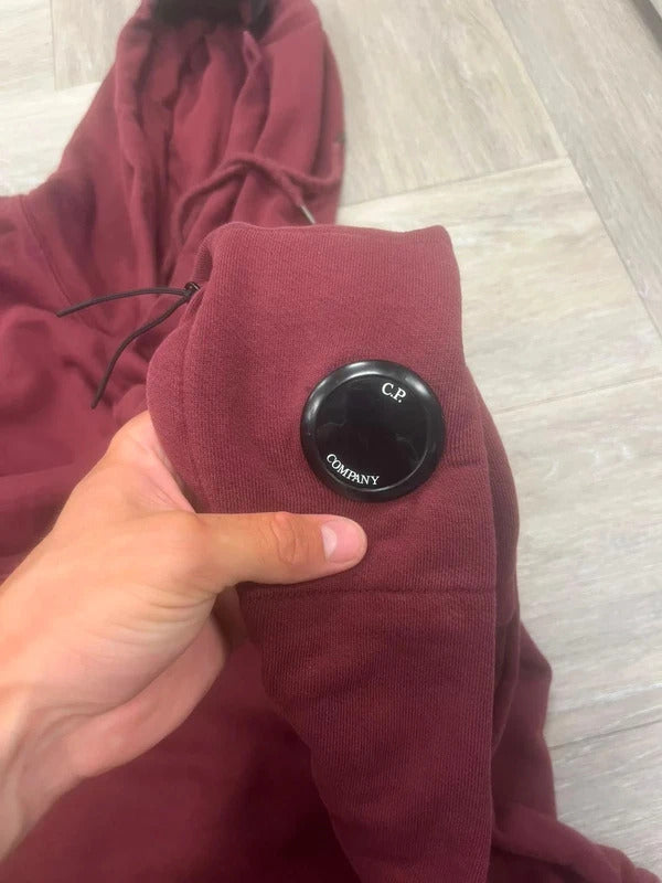 Burgundy C.P. Company Hoodie