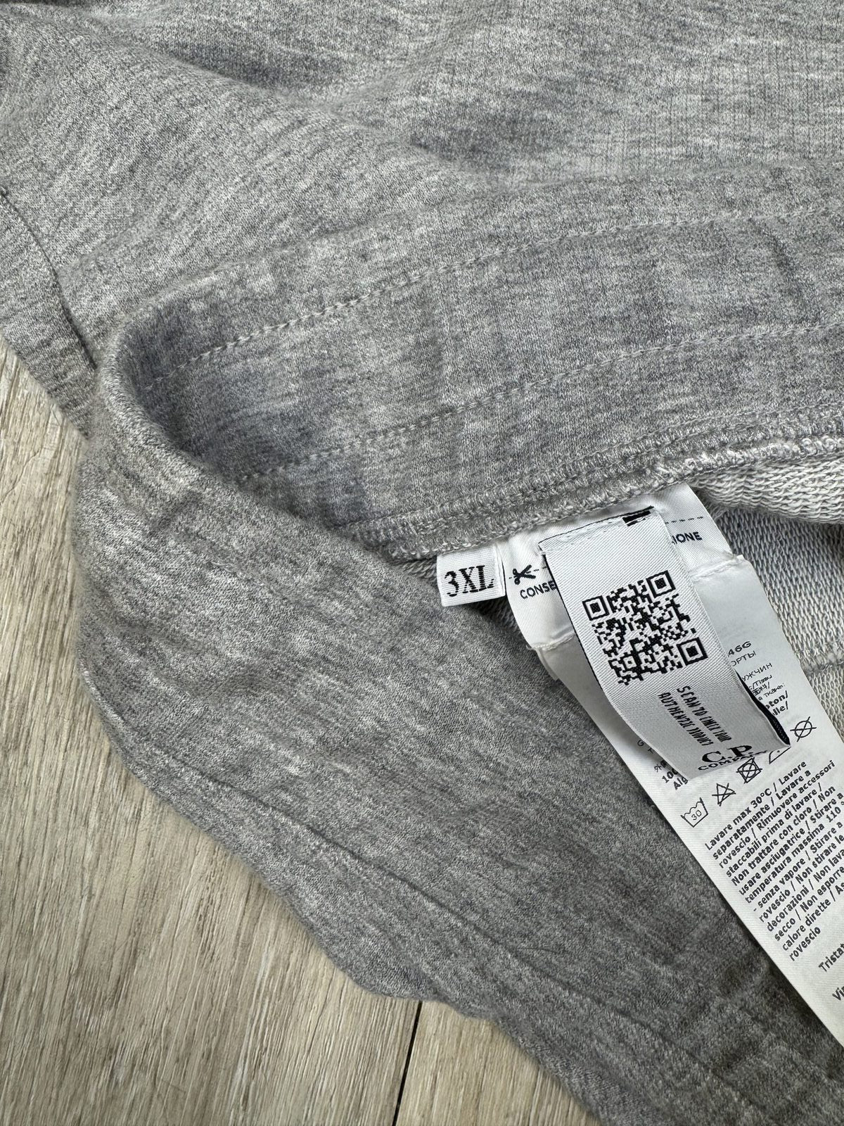 C.P. Company Micro Lens Fleece Cargo Shorts - Grey - 3XL