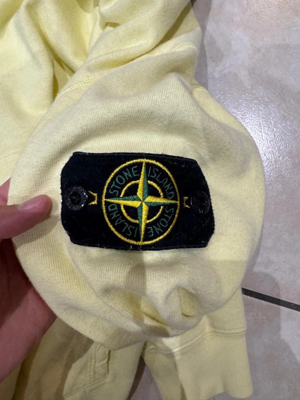 Stone Island Hoodie in Yellow