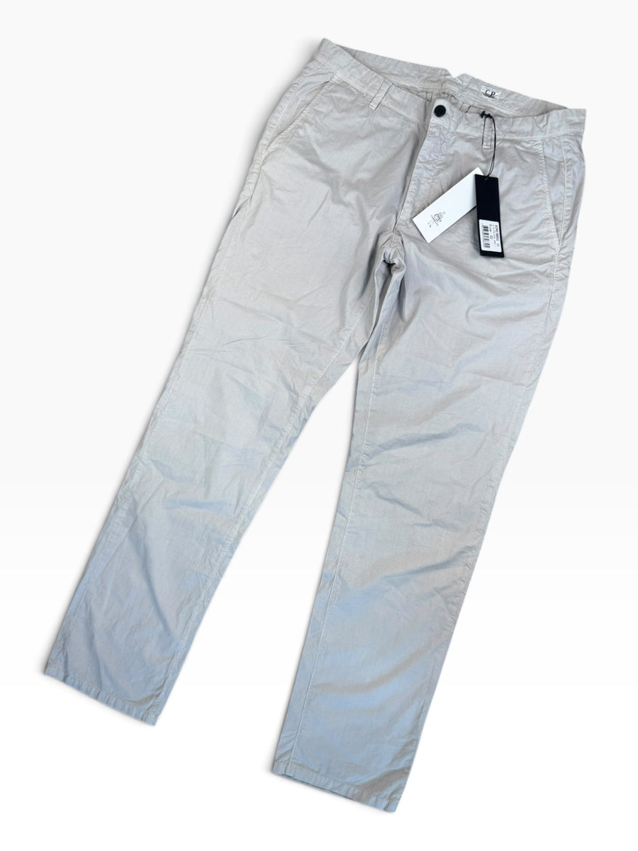C.P. Company Cotton Gabardine Regular Chino Trousers - Paloma Grey - 52