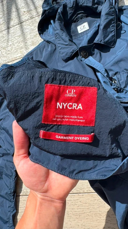 CP Company Goggle Nycra Jacket in Navy