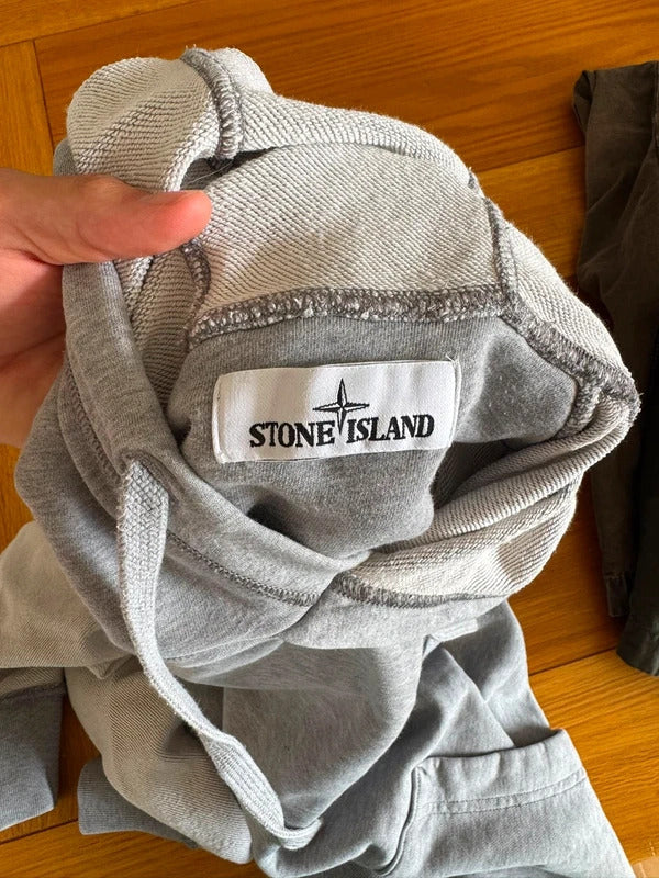 Grey Stone Island Hoodie