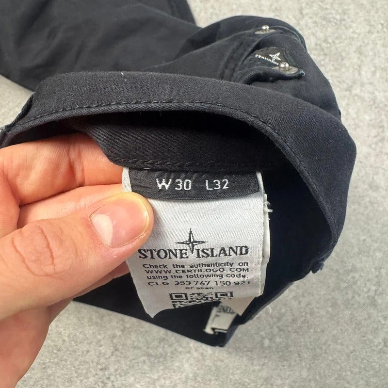 Black Stone Island Chinos