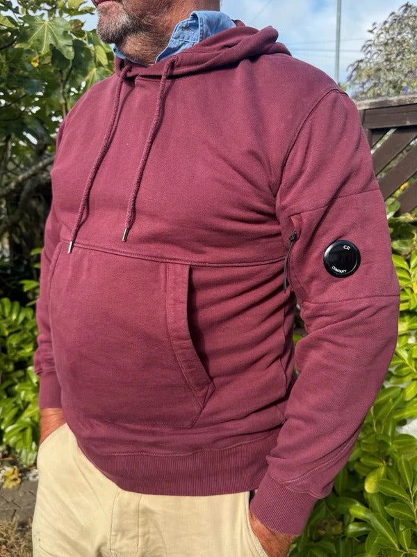 Burgundy C.P. Company Hoodie