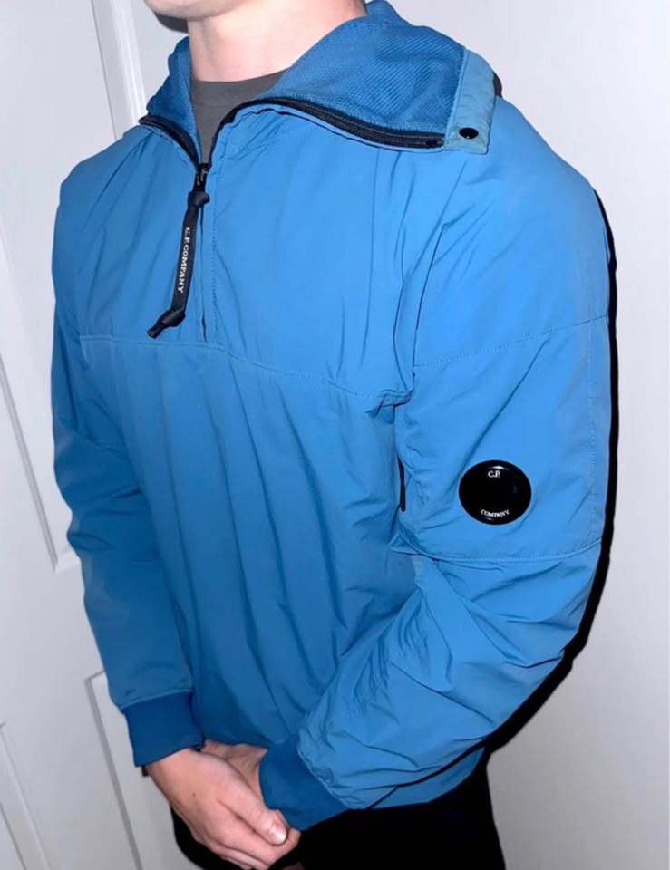 Blue C.P. Company Hooded Smock