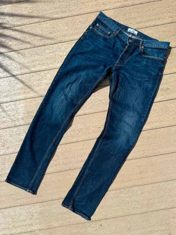 Stone Island Denim Jeans in Navy Blue