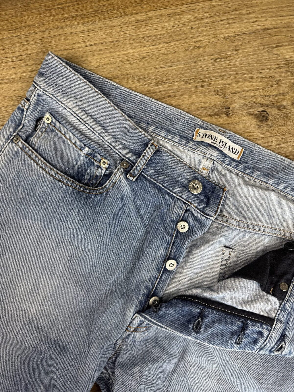 Stone Island Type RE Jeans - Light Wash - W36